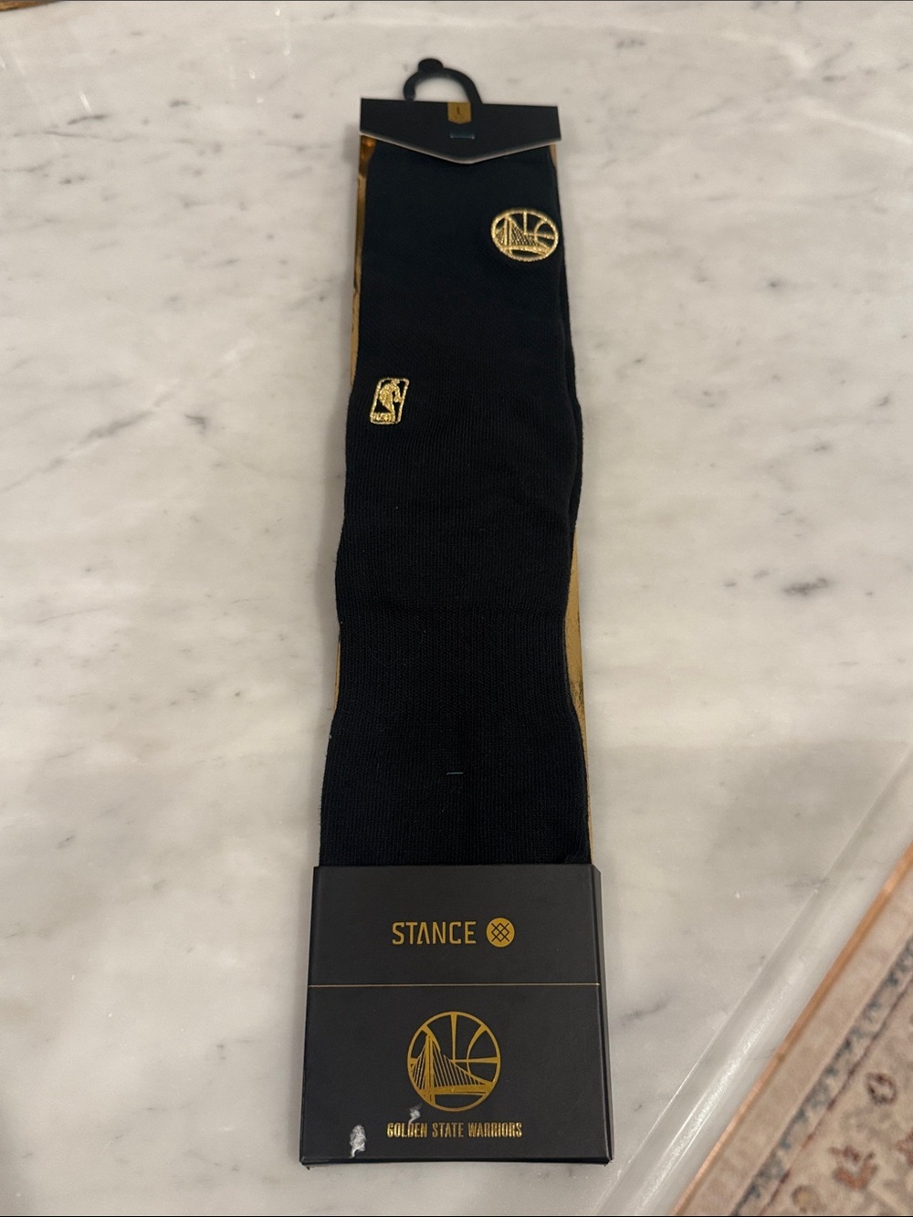 Stance Black & Gold Golden State Warriors Taille Socks